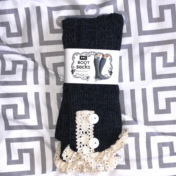 Accessories - NWT Western Boot Socks with Ruffle